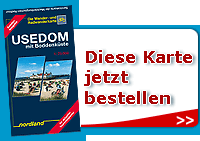 Karte Boddenkste mit Usedom jetzt bestellen