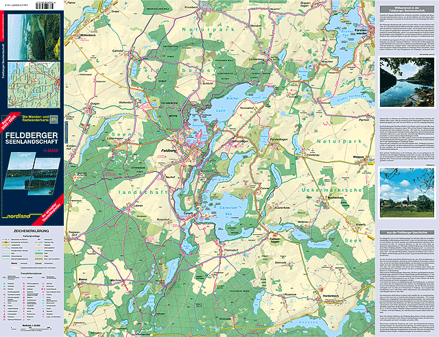 Karte - Feldberger Seenlandschaft vorne