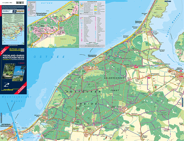 Karte - Rostocker Heide und Ostseebad Graal Mritz Vorderansicht