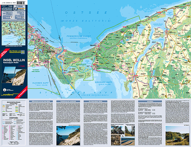 Karte - Insel Wollin Vorderansicht