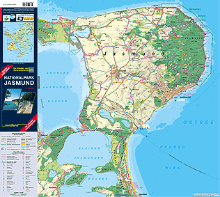 Karte - Nationalpark Jasmund vorne