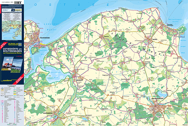 Karte - Ostseekste um Boltenhagen Vorderansicht