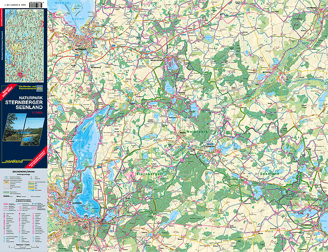 Karte - Naturpark Sternberger Seenlandschaft vorne