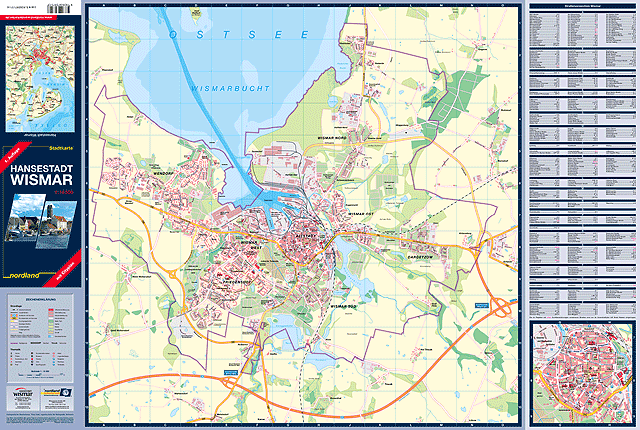 Karte - Hansestadt Wismar Vorderansicht